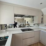 Antique mirror splashback Birmingham